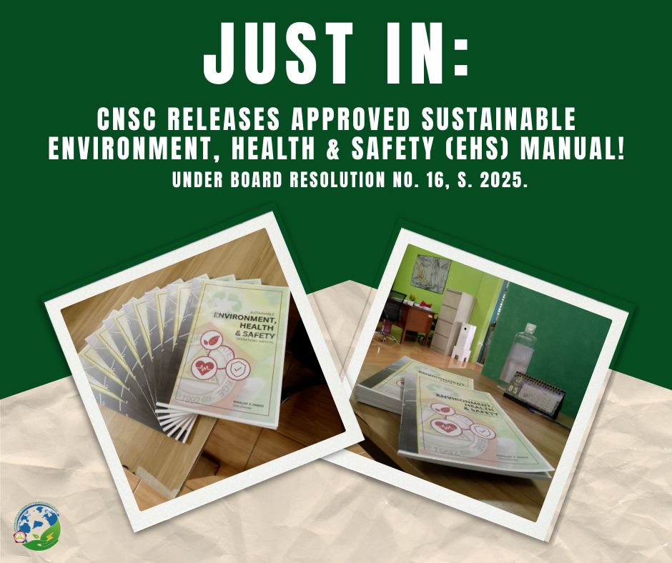 CNSC Releases Approved Sustainable Environment, Health & Safety (EHS) Manual