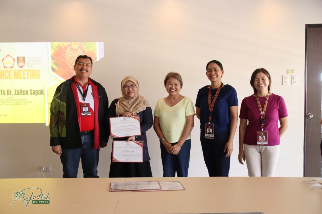 UiTM’s Dr. Zaiton Wraps Up 3-Month Research Collaboration with Exit Conference, Presents Collaborative Study on Pineapple Disease