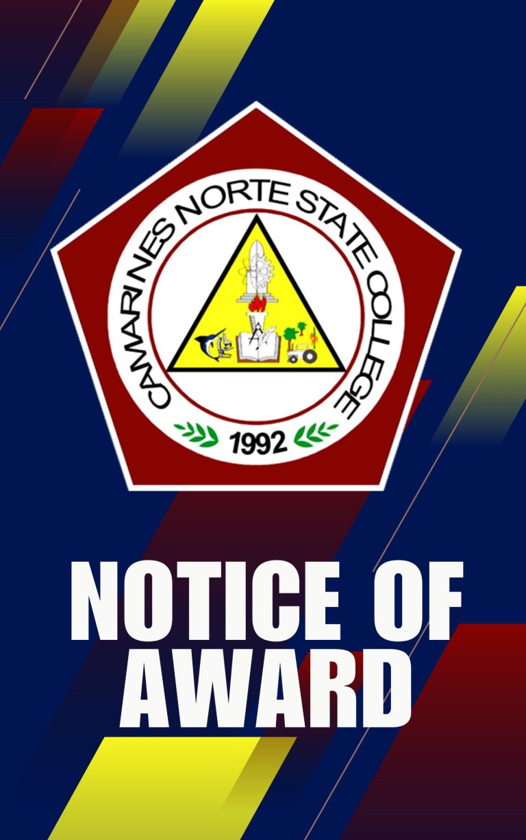 Notice of Award – Construction of Two Storey Kitchen – IGP, CNSC Main Campus